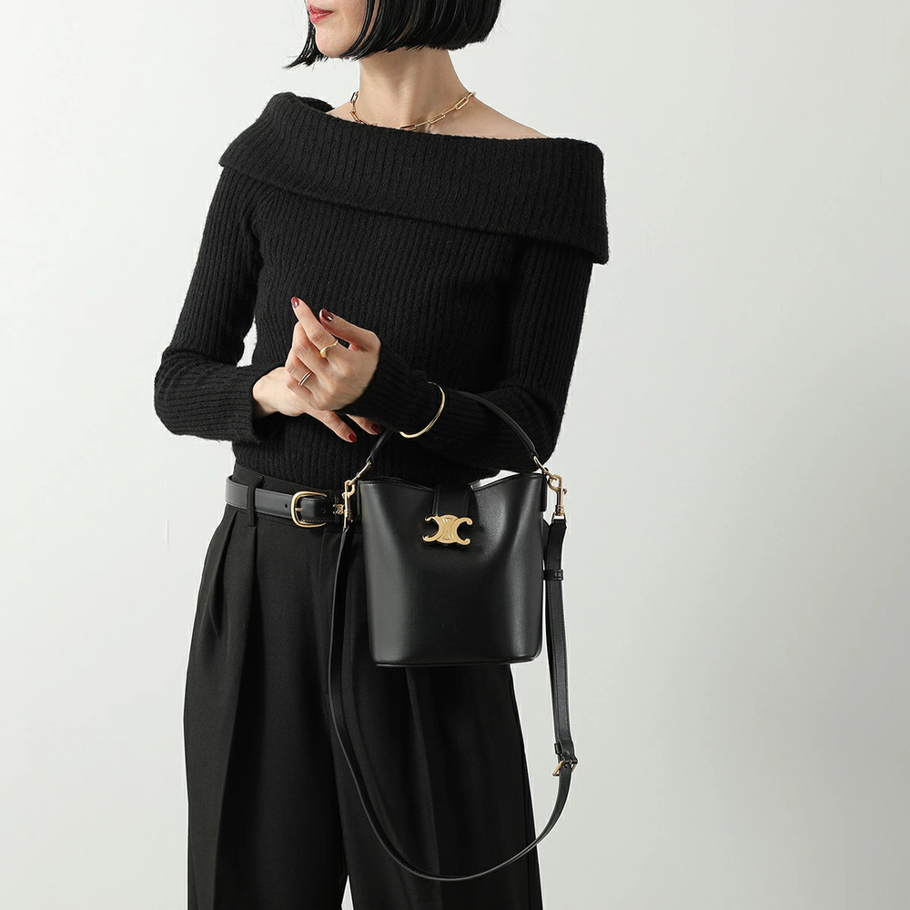 Celine Bucket Louise 2way Shoulder Bag Triomphe - Picture 6 of 8